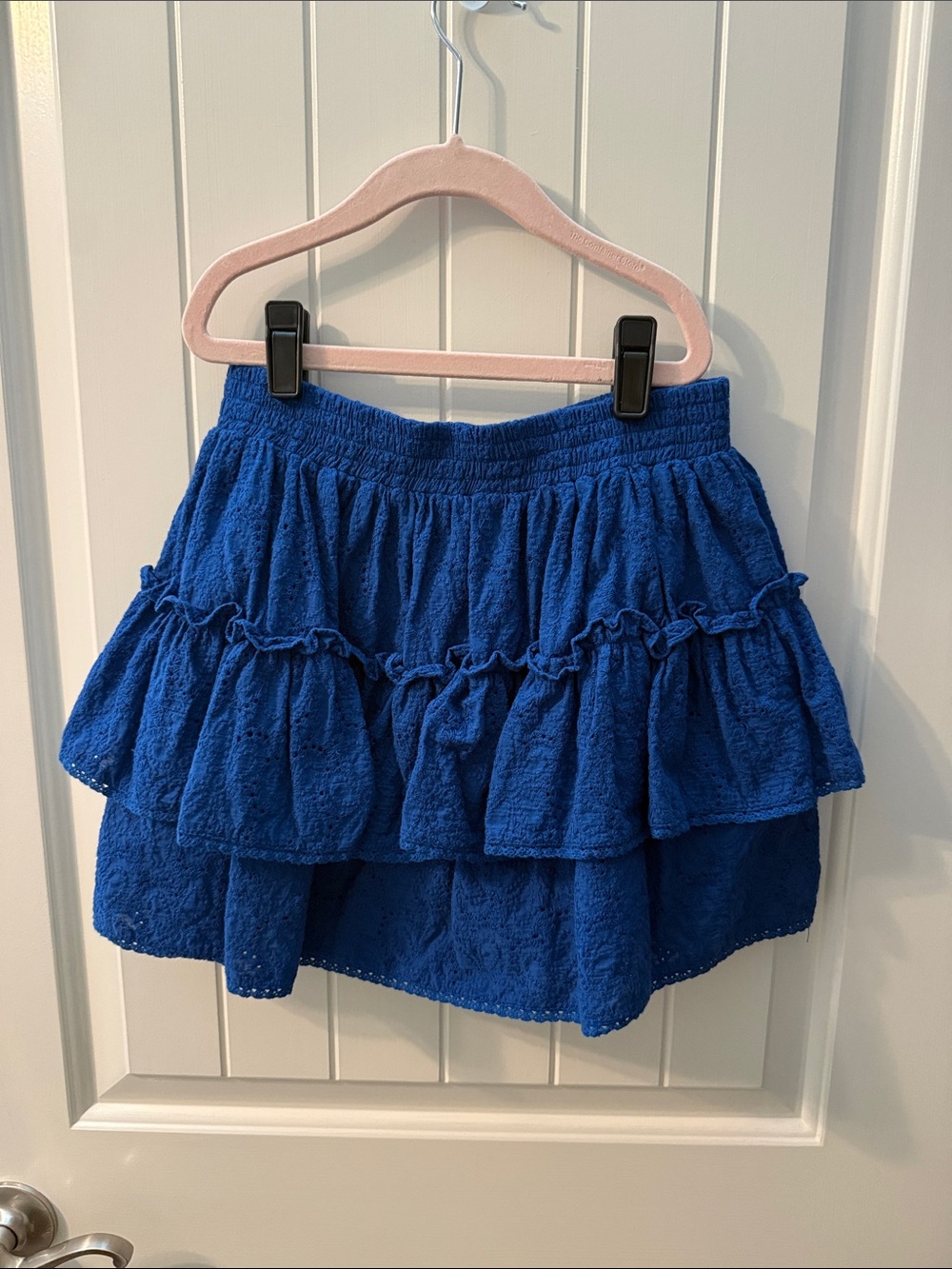 Tiered Ruffle Skort in Blue - Kids